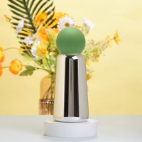 MANGO Gourde Réutilisable Écologique en Acier Inoxydable à Double Paroi Sans BPA Anti-Fuite pour Sport et Extérieur, Cadeau d'Entreprise, 100% Qualité Alimentaire 6-12
