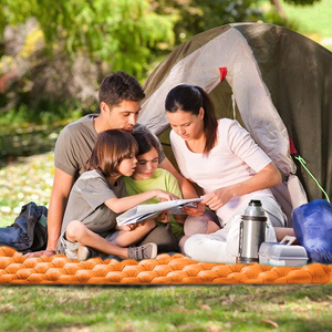 <span class=keywords><strong>Matelas</strong></span> auto-gonflant léger <span class=keywords><strong>pour</strong></span> 2 personnes avec double oreiller et pompe à pied intégrée, idéal <span class=keywords><strong>pour</strong></span> le voyage, le sommeil et le camping - Product Image 5