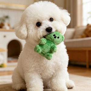 Juguete de peluche con sonido para perros, interactivo, para jugar en interiores, suave, de animales de peluche, con sonido, para entretenimiento de mascotas - Product Image 4