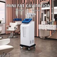 Mini appareil de cavitation portatif pour le contour des yeux, cryolipolyse 80K à ultrasons, prise britannique