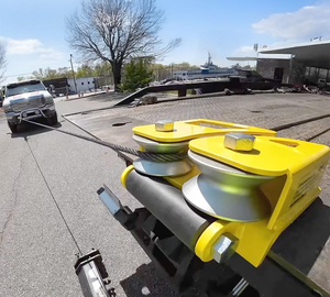 <span class=keywords><strong>Winch</strong></span> Tarik Samping Kustom Baja Tahan Karat dengan Kekuatan Putus 14.400 Lbs, Kabel 3/8 X 75 kaki, Pengait Putar Pengunci Otomatis untuk Mytee - Product Image 4