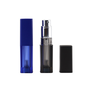 Custom Made Perfume Bottle 5ml Travel Size <b>Spray</b> Plastic Khaki Color Portable For Car Home Use - Product Image 3