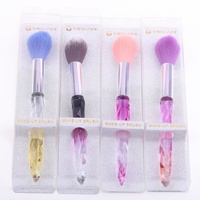 D035-1 Kuas Kosmetik Lembut Tunggal untuk Riasan Wajah Sehari-hari, Perona Pipi & Bedak Tabur, Kontur & Highlight, Mudah Dibaurkan, Lembut di Kulit