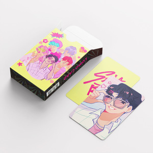 En stock 92 pièces petites cartes Kpop Demon Hunter groupe autour de <span class=keywords><strong>Shaga</strong></span> hommes groupe Animation autour de LOMO cartes - Product Image 4