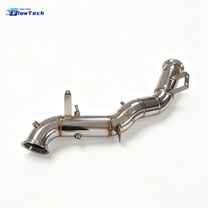High Quality 304 Stainless Steel Downpipe for Mercedes-Benz C63 W206 C63S M139 2.0T High Flow Direct Fit polishing - Product Image 1