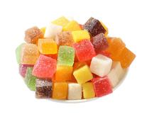 Groothandelsprijs Hoge Kwaliteit Private Label Oem Diverse Vruchten Smaak Jelly Candy Kubussen Mango Aardbei Fruit Zacht Snoep