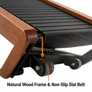 YLSY001PB6800-2 YLSY001PB6800-2 EPsonlove Wooden Curved Commercial Manual With <b>Foldable</b> Design and Speed Adjustment <b>Treadmill</b> Fo - Product Image 3