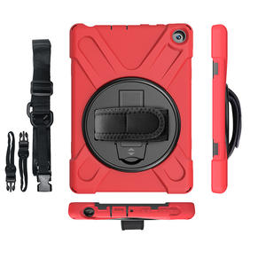 Boîtier robuste robuste avec sangle pour <span class=keywords><strong>Amazon</strong></span> Kindle Fire HD 8 2020 Enfants Tablette Protecteur Coque construite en d'épaule sangle - Product Image 4