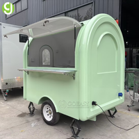 Remorque alimentaire mobile Goeasy en acier inoxydable écologique pour la vente de bonbons, chips, café, glaces, burgers, hot-dogs – Nouveauté 2026