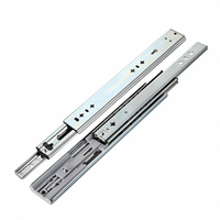Glissière de tiroir à extension complète à fermeture douce WASHINGST, en acier laminé à froid, modèle H2053Z, 12-30 pouces, avec amortisseur à billes