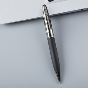 Hot Selling Soft <b>Rubber</b> Grip <b>Matte</b> Twist Metal Ballpoint Pen Custom Laser Engraved Logo Luxury Business Office Promotional Gift - Product Image 2