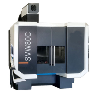 Centre d'usinage vertical CNC 5 axes automatique haute précision SVW80C-F pour métaux, machine industrielle avec fraiseuse - Product Image 1