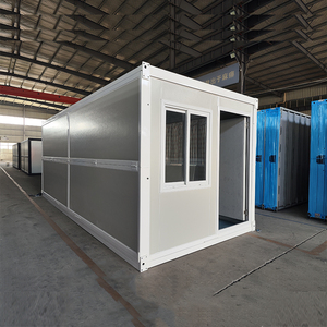 Casa móvil tipo Z plegable de alta calidad, casa prefabricada de paquete plano, casa contenedor plegable para oficina de campamento minero - Product Image 1