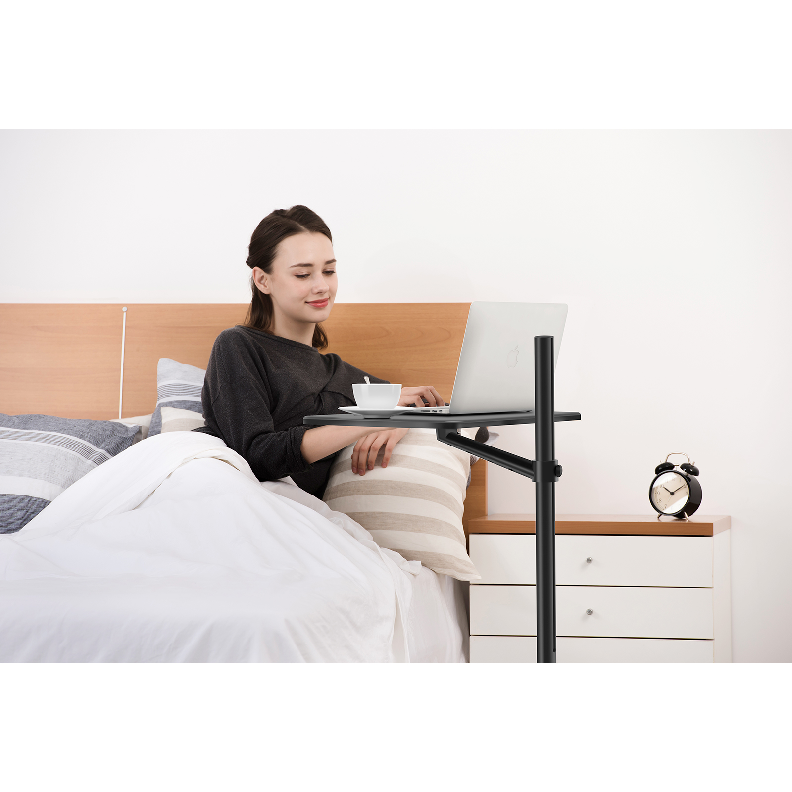 Стол компьютерный напольный с регулируемой высотой, портативный прикроватный столик для ноутбука, для дома, продажа с фабрики