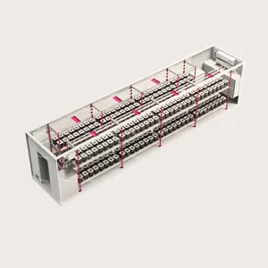 Sistema de cultivo hidropónico para vivero, estante vertical de secado de plantas hidropónicas