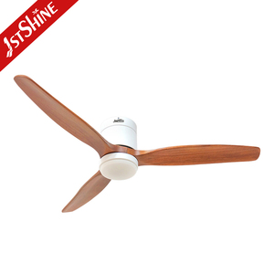1stshine Home Decora Bldc <span class=keywords><strong>Ventilador</strong></span> de techo 52 pulgadas Hoja de madera maciza económica Luz LED para sala de estar - Product Image 2