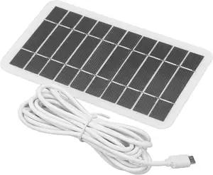 定制12v 5v太阳能电池1w 5w 6w 10w小型太阳能电池板环氧ETFE迷你太阳能电池板