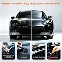 Film de protection de peinture Doushield 7,5 mil transparent en TPU hydrophile, auto-cicatrisant, résistant aux UV, facile à nettoyer, garantie 3 ans, 1,52 m x