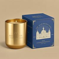 Boîte en papier personnalisée pour bougies parfumées, impression d'emballage, prix d'usine bon marché, conception pour les petites entreprises