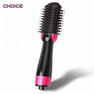 Hot Air Brush Styler Electric Rotating Hair Dryer Brush Straightener One Step Professional Blow Dryer Brush