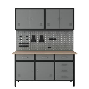 Établi en acier au design moderne, armoire à outils murale suspendue pour atelier, garage, boîte à outils en métal à vendre - Product Image 6