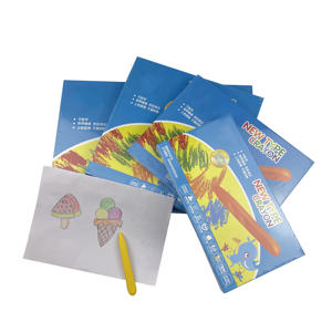 Crayons de cire colorés brillants personnalisés, non toxiques, lavables, en coffret de 12, 18, 24 ou 36, ensemble d'art - Product Image 1