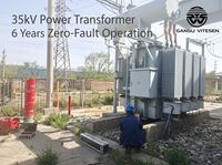 SZ11 35kV Üç Fazlı Yük Tapsı Değiştiricili Yağlı Yd11 Düşük Kayıplı Güç Trafosu ONAN/ONAF Soğutmalı Güneş Enerjisi Rüzgar Çiftliği Şebeke Trafosu