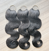 Extensions de cheveux russes de haute qualité 12a Body Wave 18 pouces, cuticules alignées, H6 Feather, 100% cheveux humains bruts, extensions au crochet
