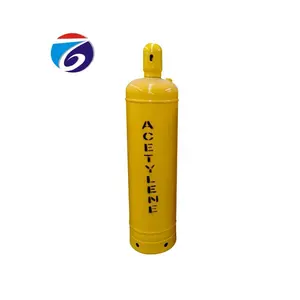 Cilindro de gas recargable Uso de soldadura Botellas de acetileno C2H2 Botellas Precio