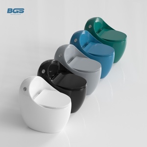 Ensemble WC moderne en céramique monobloc <span class=keywords><strong>avec</strong></span> cuvette à poser au sol, chasse d'eau et réservoir encastré, idéal pour la vente en gros - Product Image 4