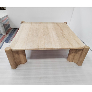 Bàn Cà Phê Bắc Âu Hình Chữ Nhật Hình Vuông Thiết Kế Bằng Đá Cẩm Thạch Cho Gia Đình Bàn Cà Phê Sang Trọng Hình Vuông - Product Image 6