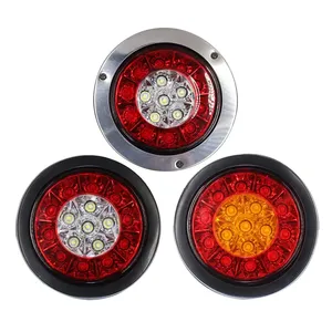 Hệ thống đèn chiếu sáng ô tô bán chạy Đèn báo rẽ bên xe 24V Đèn LED tròn 4 inch cho xe tải với giá thấp - Product Image 3