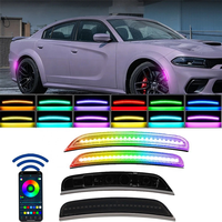Feux de gabarit LED RVB à défilement de couleur, contrôlables par application, pour garde-boue de remorque, fournis directement par l'usine