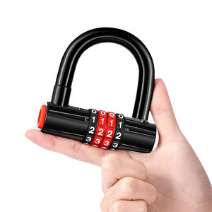 Combinaison antivol en forme de U durable et étanche et serrure de déverrouillage par mot de passe pour <span class=keywords><strong>porte</strong></span> de magasin et <span class=keywords><strong>cadenas</strong></span> de vélo - Product Image 2