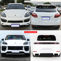Kit de carrosserie pour Cayenne 2011-2017, pare-chocs avant et arrière, phares à LED, feux arrière, mise à niveau 2024