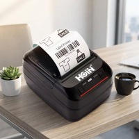 Imprimante thermique portable mini 56 mm 2-en-1 pour étiquettes et reçus, sans fil USB pour colis express