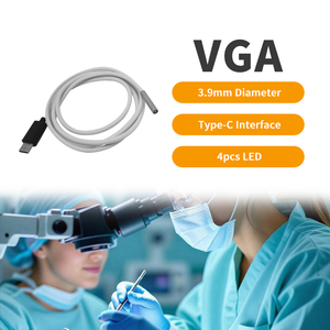 Oem tùy chỉnh Mini nội soi Máy ảnh mô-đun VGA cảm biến 85 độ LED Full HD linh hoạt nội soi H.265/H.264 video nén - Product Image 2