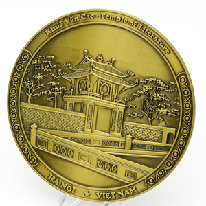 15 Years Custom Shape 3D Gold and Silver Commemorative Coins Soft Enamel <strong>Brass</strong> Zinc Alloy Metal Gifts Double Zone Challenge Coin - Product Image 1