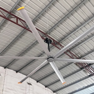 Ventola LONGWELL HVLS 10/12/14/16/20/22/24/26ft ventilatori industriali CE motore 6 pale di energia elettrica grande ventilatore per uso di lunga durata - Product Image 2