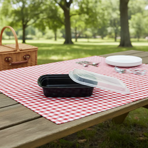 Premium Disposable <b>Microwave</b> Safe PP Plastic <b>Food</b> <b>Containers</b> with Lids Leak-Proof Meal Prep Tubs for sale - Product Image 1