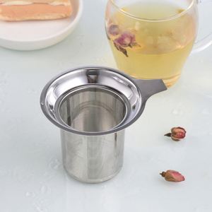 Reusable Portable 304 Stainless Steel Eco-Friendly <b>Infuser</b> With Handle Loose Filter Strainers <b>Tea</b> Accessories - Product Image 3