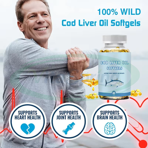 VitaSpring Minyak Hati Ikan Cod Halal Softgel Grosir 500mg 1000mg Vitamin Minyak Ikan Organik <span class=keywords><strong>Omega</strong></span> 3 Kapsul Softgel Minyak Hati Ikan Cod - Product Image 2