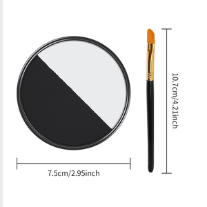 <span class=keywords><strong>Peinture</strong></span> corporelle noire et <span class=keywords><strong>blanche</strong></span> à base d'eau pour le maquillage d'Halloween - Product Image 2