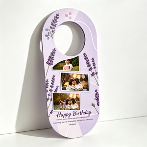Supports de porte en bois vierges pour sublimation, porte-clés, étiquettes de porte DIY, imperméables, écologiques, avec revêtement brillant, design moderne - Product Image 2