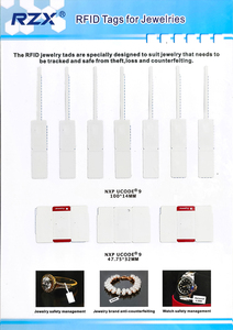 Étiquette <span class=keywords><strong>RFID</strong></span> UHF 9 en PET, imprimable, antivol, efficace, étanche ISO pour la gestion des stocks de bijoux et le suivi des bijoux - Product Image 6