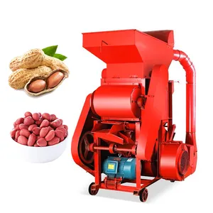 Hot sale peanut thresher groundnut shelling machine peanut thresher dehuller sheller machine electric peanut sheller