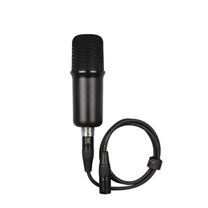 Microphone à condensateur XLR de bureau pour podcasting avec alimentation fantôme 48V pour les conférences et l'enregistrement en studio - Product Image 3
