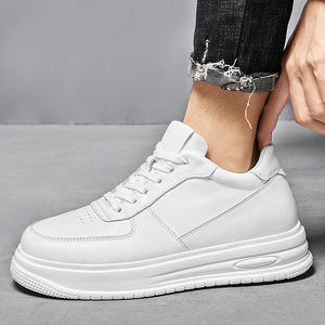 Zapatillas Casuales de Moda para Hombre con Aumento Invisible de Altura de 8CM, de Piel Vacuna, Suela Gruesa, Forro de Malla Transpirable y Ligero, Ideales para Verano/Invierno - Product Image 5