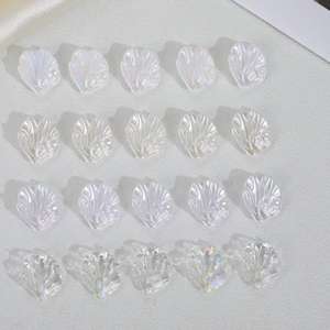 500グラム/バッグ小型シェルキャベツの葉ビーズ模造真珠DIYビーズイヤリングジュエリーアクセサリー - Product Image 3