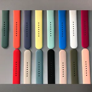 彩色硅胶运动智能手表带T500 T900 Ultra系列8 I7 pro max智能手表带42毫米/44毫米手链橡胶表带